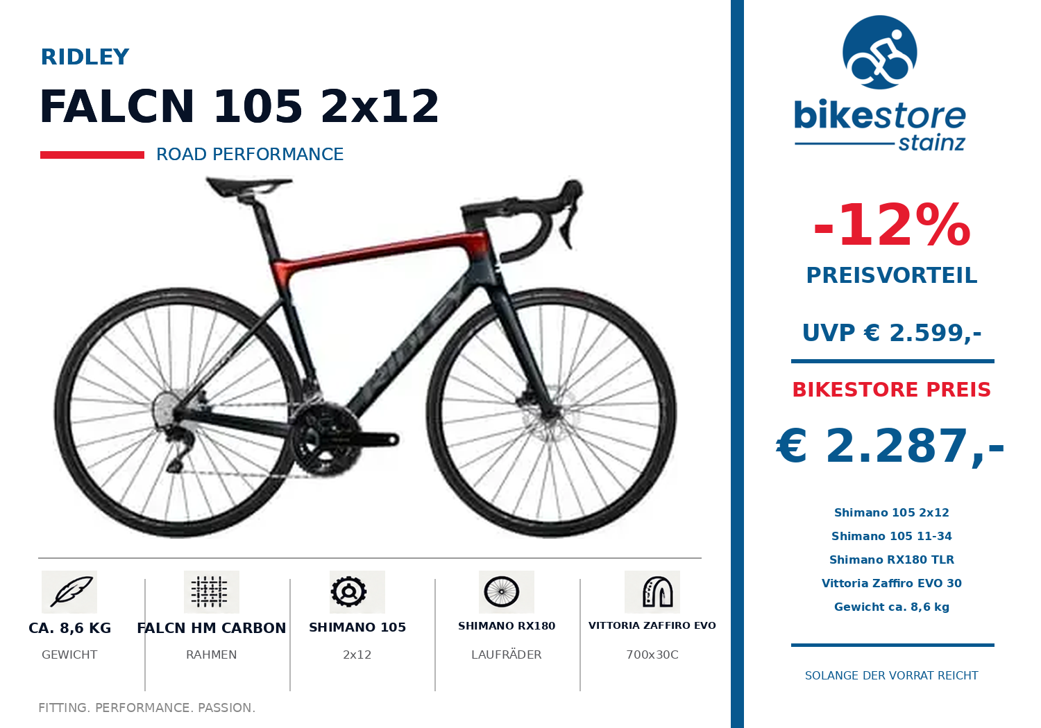 RIDLEY FALCN 105 2x12