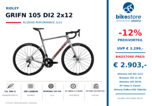 RIDLEY GRIFN 105 DI2 2x12